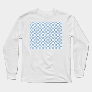 Blue and white frame tile Long Sleeve T-Shirt